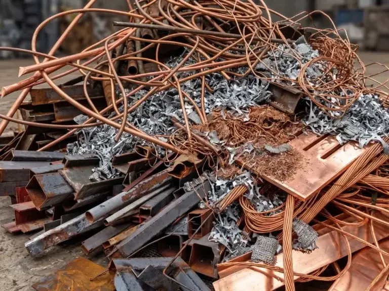 Kopparskrot, aluminiumskrot och järnskrot som Nova Metall köper